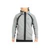 Jordan Logo Print Zip-Up Hooded Jacket Men Outerwear Carbon-Grey DQ7324-091