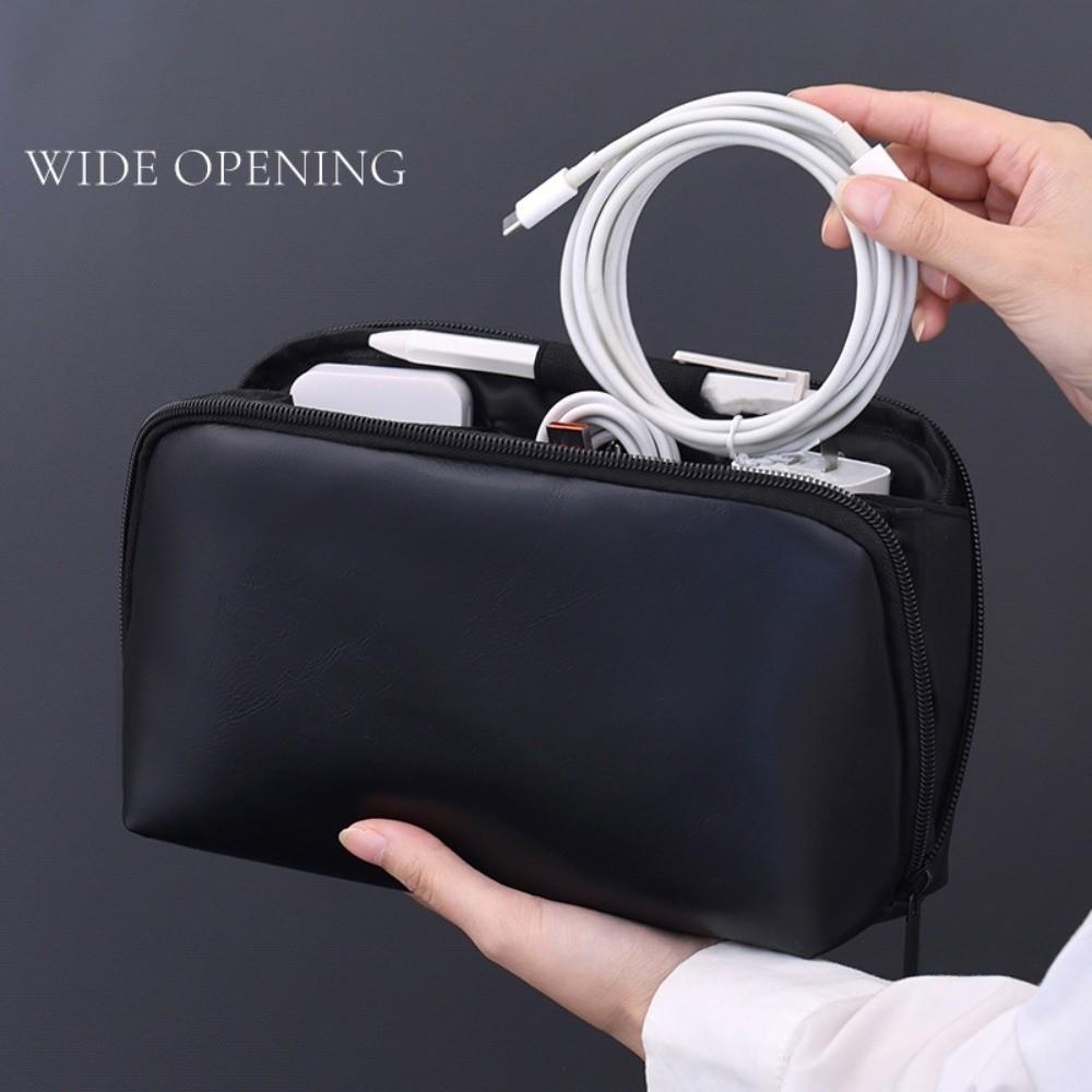 Multi-layer Cable Organizer Pouch Multi-Function Electronic Gadget Bag  Earphones