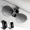 Car Interior Sun Visor Glasses Holder Sunglasses Case Eyeglasses Clip For Porsche Panamera Macan Boxster Cayman Cayenne 911 718