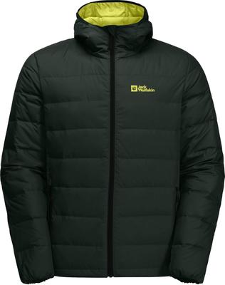 Куртка Jack Wolfskin Ather Down Hoody M (1207671) черная олива/светлячок