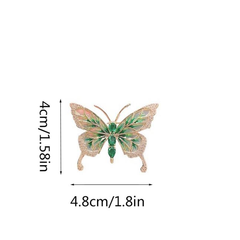 Новая модная женская брошь, брошь в стиле бабочки, роскошная брошь, студенческая брошь, брошь для одежды