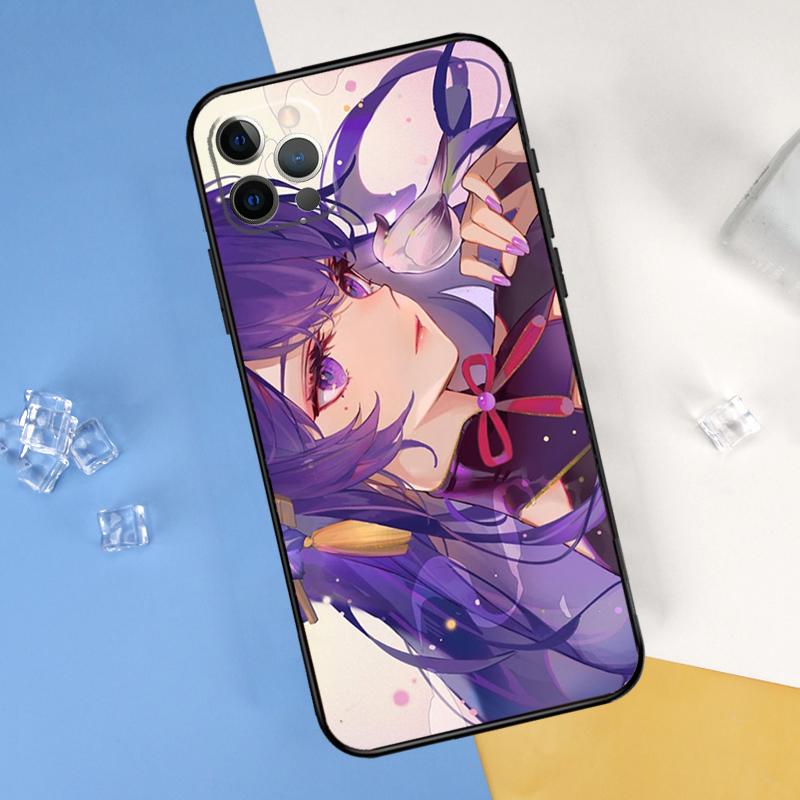 Чехол для телефона Baal Genshin Impact для iPhone 16 Pro 15 Pro 11 13 14 Pro Max 12 Mini XR 16 15 Plus 16e Защитный корпус