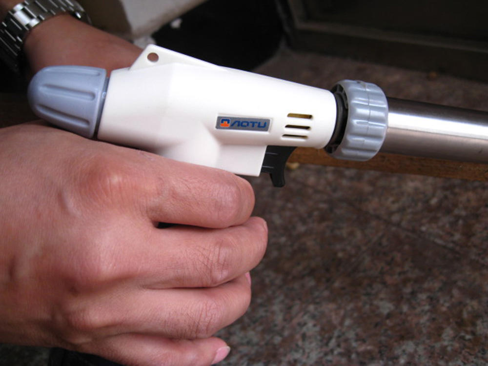 Вращающийся на 360 градусов надежный безопасный газовый факел с бутаном, горелка с автоматическим зажиганием, кемпинговый барбекю, огнемет, пламя