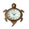 Аналоговые настенные и настольные часы с антикварной черепаховой коричневой латунной отделкой