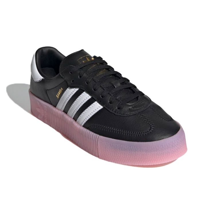 Adidas Sambarose Black True Pink Женские кроссовки Core-Black Cloud-White FX6268