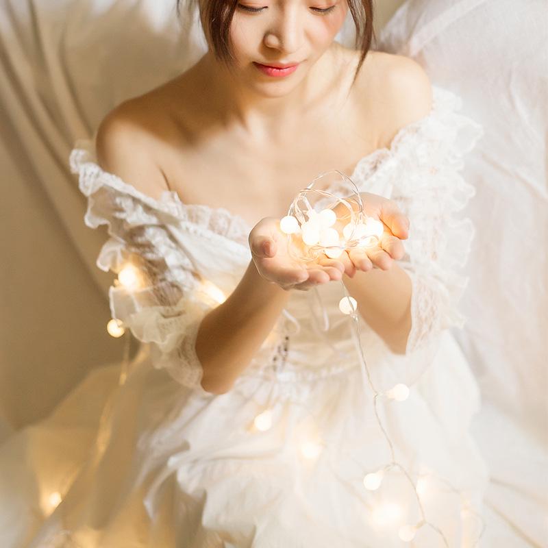 LED USB Battery Ball Small String Light Battery Light Room Christmas Decoration Outdoor Camping Starlight Shining Light String