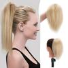 Claw Ponytail Medium Long Straight Ponytail Extensions Synthetic Clip In Hair Extensions Elegant For Daily Use Hair Accessories