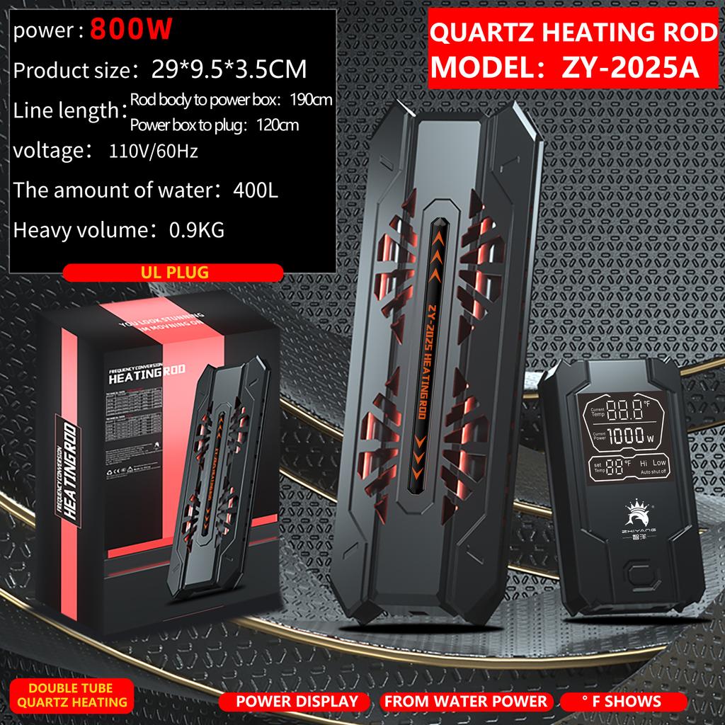 110 В 220 В высокой мощности 300-1200 Вт двойной трубчатый кварцевый нагревательный стержень внешний цифровой дисплей контроллер тройная защита безопасности