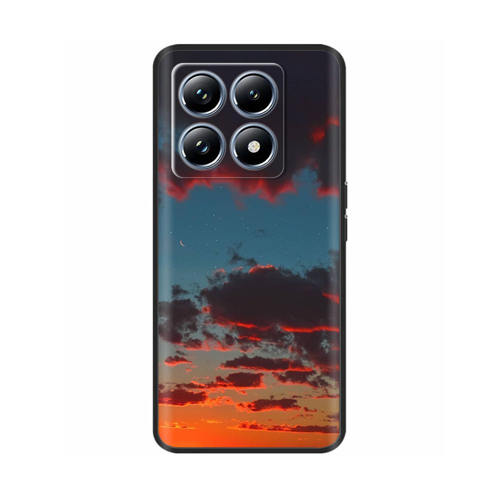 Для Xiaomi Mi 14T Pro Чехол Мягкий Жидкий Силикон Защита Задняя Крышка для Xiaomi 14T Pro Mi14T 5G Чехлы Расписные Мультяшные Фундас