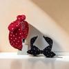 Knotted Polka Dot Headband Non-slip Rabbit Ear Hairband Women's Bow Hair Hoop  Daily Use