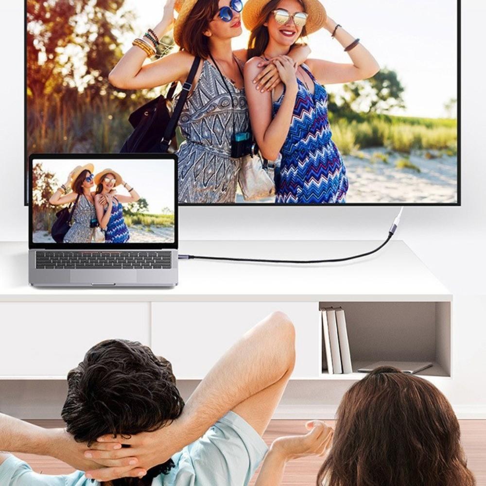 Male To Female Type-C Extension Cable USB C 3.1 4K 60Hz Type-C Extension Date Line Braided Shell PD 100W Video Extension Cable