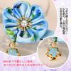 OTAKUMARKET Hair Ages 3 and Japanese Japanese Clothing Hair Accessory Ornament, Shichi-Go-San, 7, Clip, Tsumami-zaiku, Clothing, Hakama, Kimono,