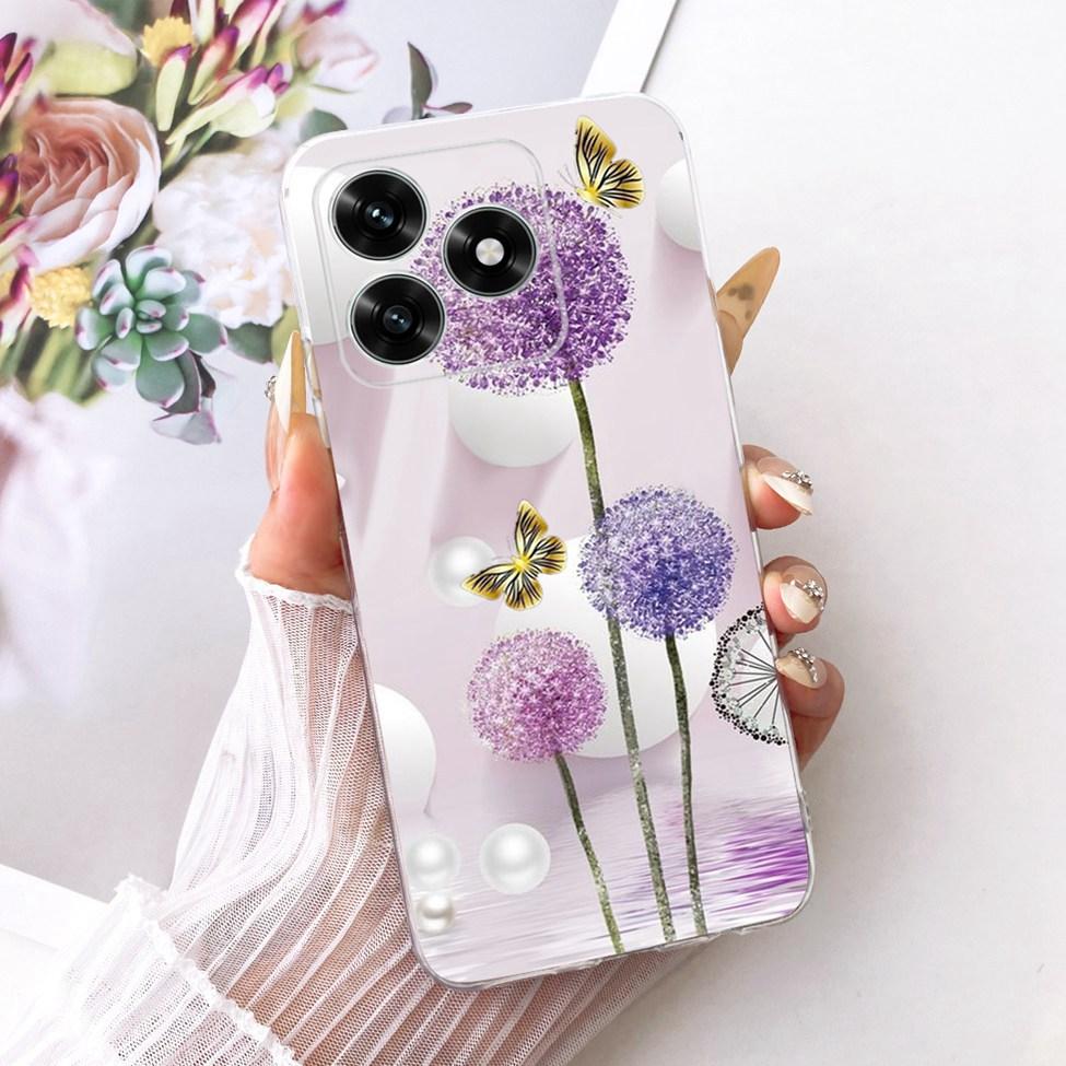 Case For Honor X5C Plus Cover Transparent Luxury Cute Cat Fashion Butterfly Cool Painted Casing For Honor X5cPlus
