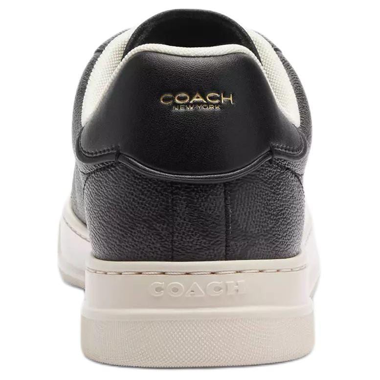 Coach Кожаные низкие кеды High Line для скейтбординга Женские Черные CW970-CQ