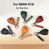 Retro Leather Motorcycle Key Case For Bmw R18 R1    R18B R18C Car Key Fob Key Chain Car Key Case Keyring Accessories
