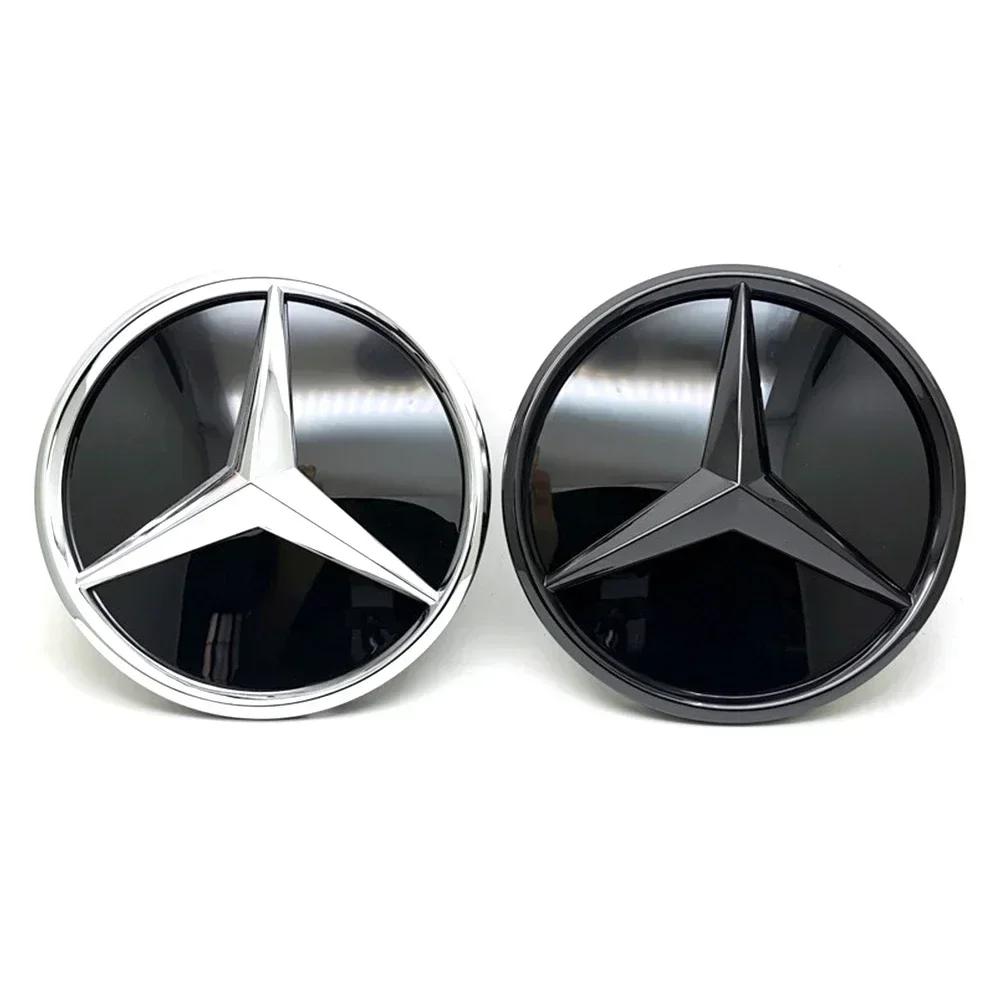 1pcs Star Logo Car Front Grille Emblem For Mercedes Benz W205 W212 W207 A B C E SLK GLK CLA CLS W176 GL ML R Class AC1 F42