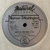 7-дюймовая пластинка NORMAN T. ВАШИНГТОН  Просто таким, какой ты есть NAT001 Natural Records UK Регги Ска Даб Б/У
