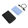 Внешний корпус для жесткого диска HDD SSD, USB 3.0 на SATA 2.5 дюйма 7мм 9.5мм, без инструментов, синий (Не включая жесткий диск)