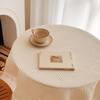 French Ins Style Japanese Pastoral White Tablecloth Coffee Table Cloth Bedside Table Retro Tassel Round Table Tablecloth