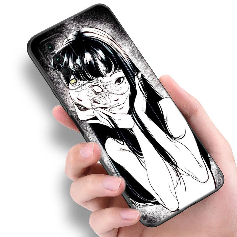 Чехол для телефона Junji Ito Terror Horror Anime для Xiaomi Redmi Note 5 6 9T K20 K40 K50 Pro 7A 8A 9A 9C 9i 10A 10C A1 S2, черный чехол