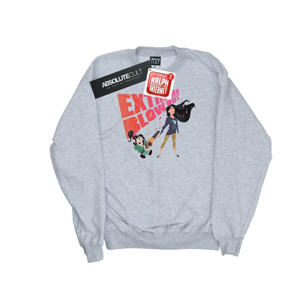 Disney Womens/Ladies Wreck It Ralph Pocahontas And Vanellope Sweatshirt