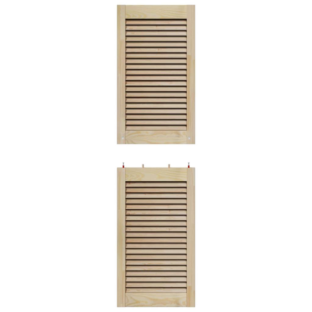 Cabinet Door with Door 4 pcs Natural 140.5 x 2.1 x 39.5 cm