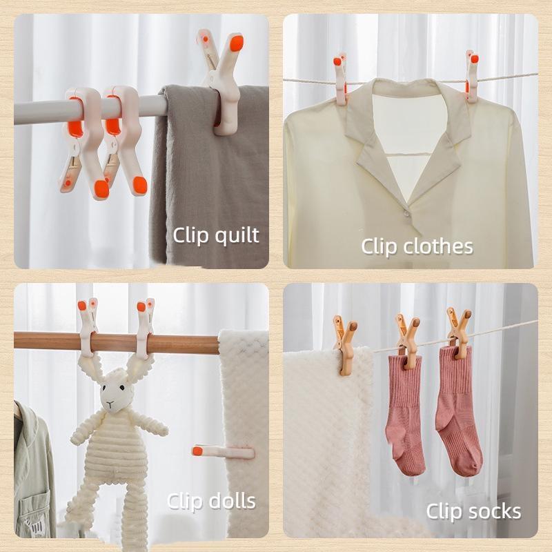 Большой ветрозащитный зажим для одеяла, домашнее одно милое одеяло для загорания, большой зажим, немаркирующий, нескользящий зажим для одежды для сушки