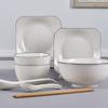 Japanese Dishes Set Nordic Ceramic Dishes and Chopsticks Plates Household Tableware Microwave Oven Eating Bowls Small Soup Bowls