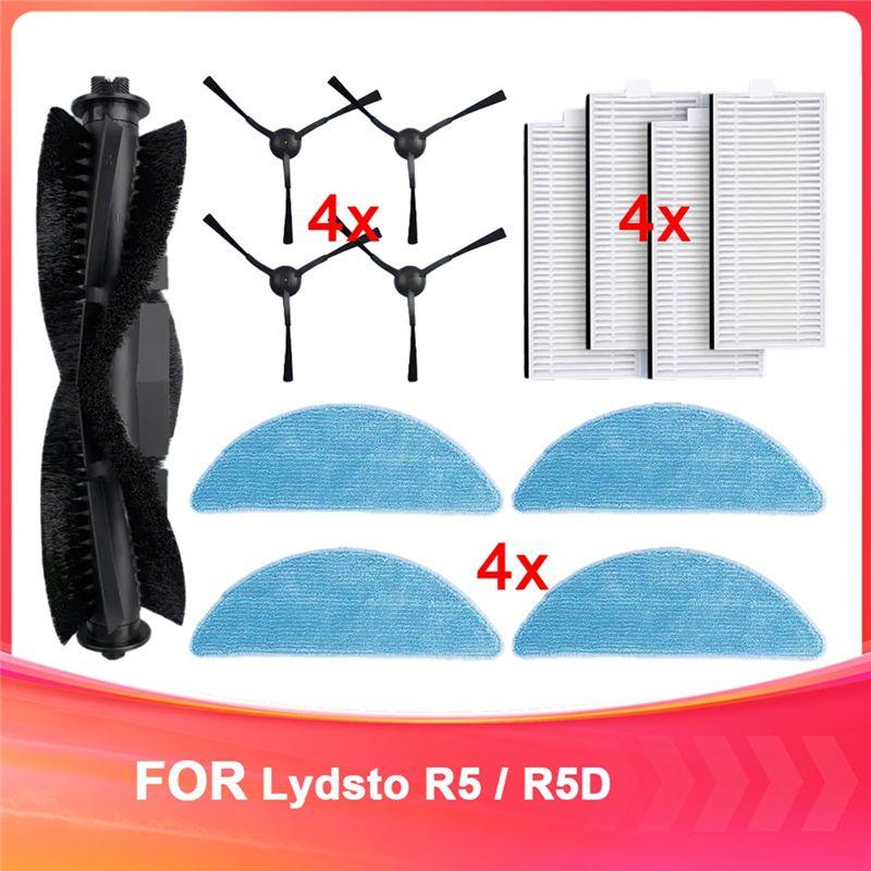 Совместимо с A20F Для Lydsto R5 / R5D Запасные части Основная боковая щетка HEPA-фильтр Тряпка для мытья пола Мешок для пыли Аксессуары Расходные материалы