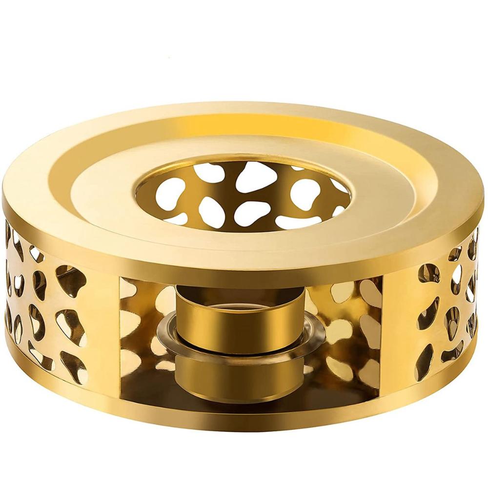 Outdoor Teaware Stand Stainless Steel Portable Teapot Warmer Trivet Heating Base Coffee Heater