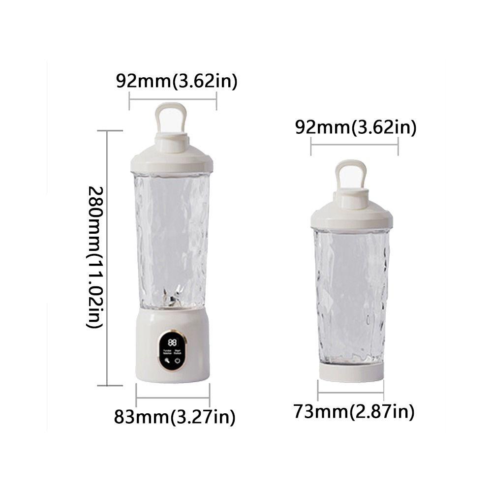 USB Rechargeable Fruit Blender Digital Display Juice Cup Blender Vegetable Drinks