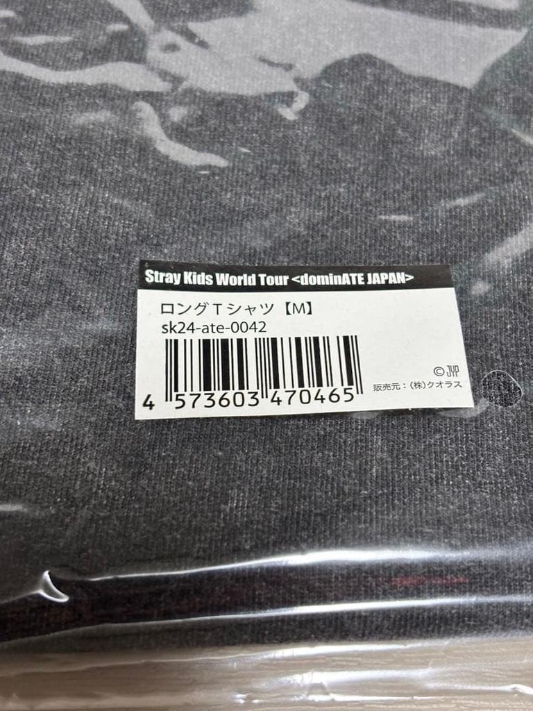 [Б/У] Футболка с длинным рукавом Stray Kids World Tour, Размер M