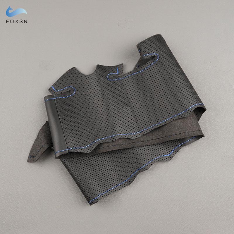 For Opel Vauxhall Holden Astra (H) Signum Vectra (C) 2005-2009 Zaflra (B) 2005-2014 Car Inner Steering Wheel Cover Leather Trim