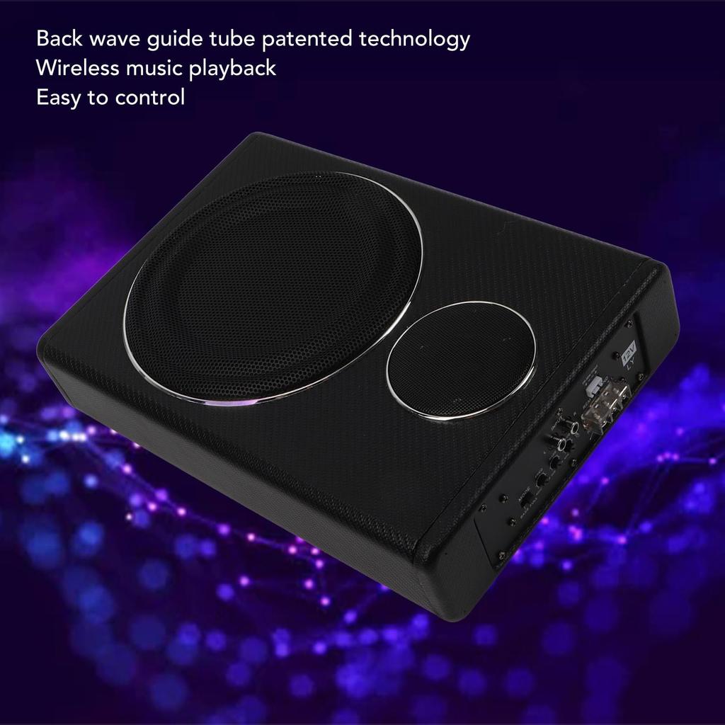 Ультратонкий автомобильный сабвуфер, экономящий место, 800 Вт, 4 Ом, активный большой автомобильный сабвуфер для погружения в музыку