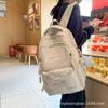 Школьная сумка корейская версия Mori ins маленький свежий рюкзак женский для ученика средней школы школьная сумка повседневный простой универсальный рюкзак оптом