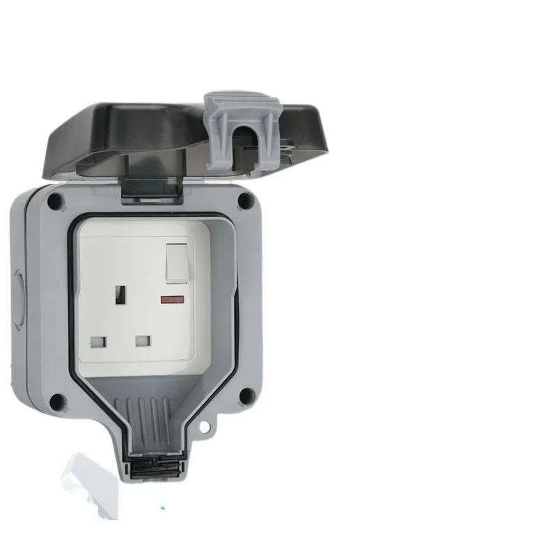 IP66 водонепроницаемая зарядная розетка ЕС водонепроницаемая брызгозащищенная наружная международная универсальная розетка, Южная Африка 15A розетка