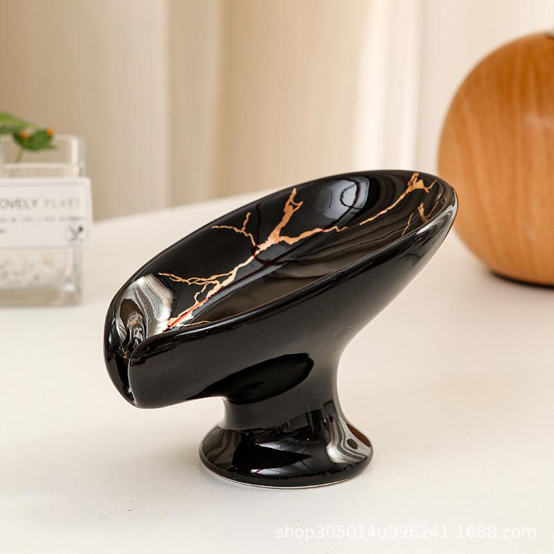 Новинка 1 керамический держатель мыла для душа Leay, коробка в форме для принадлежностей для ванной и кухни, поддон для сливного отверстия, полка для хранения