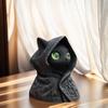 Декор в стиле Хэллоуин Изысканное украшение в виде кошки Набор фигурок черных кошек для декора на Хэллоуин Ручная работа Смола Мини-кошка для влюбленных