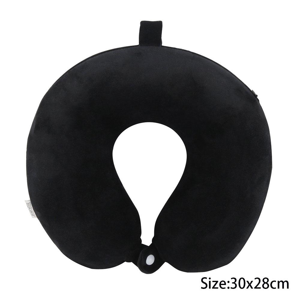 Polyester Solid Color Memory Foam Memory Pillow Ushaped Pillow Soft Comfortable Travel Neck Office Nap Pillow Memory Foam Pillow