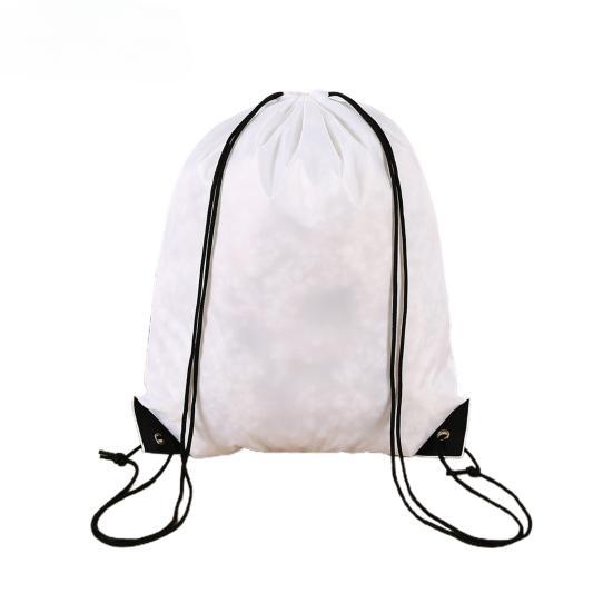 Folding Double-shoulder Braided Drawstring Backpack Bag