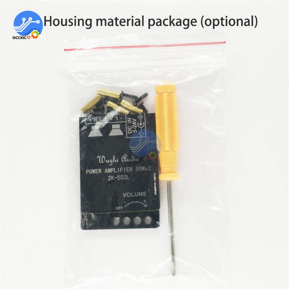 ZK-502L Аудио Колонки DIY Bluetooth 5.0 Цифровой Усилитель Высокой Мощности Стерео Плата 50 Вт + 50 Вт Усилитель Аудио Домашний Кинотеатр