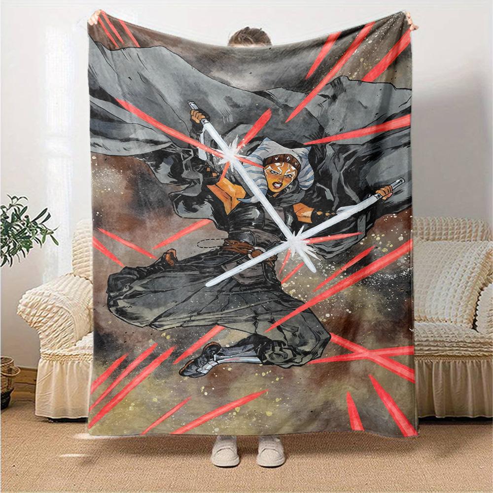 Star Wars Blanket Durable Comfort Perfect for Picnics Couch Chair Four Seasons Universal Modern Suitable for Gifting Relatives and Friends