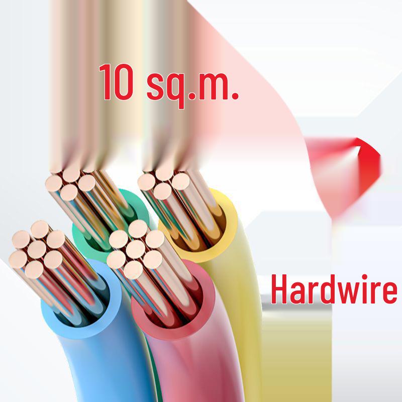 Flame Retardant Copper Core BVBVR 2.5/4/6 Square Cable for Home Decor, 3C Certified