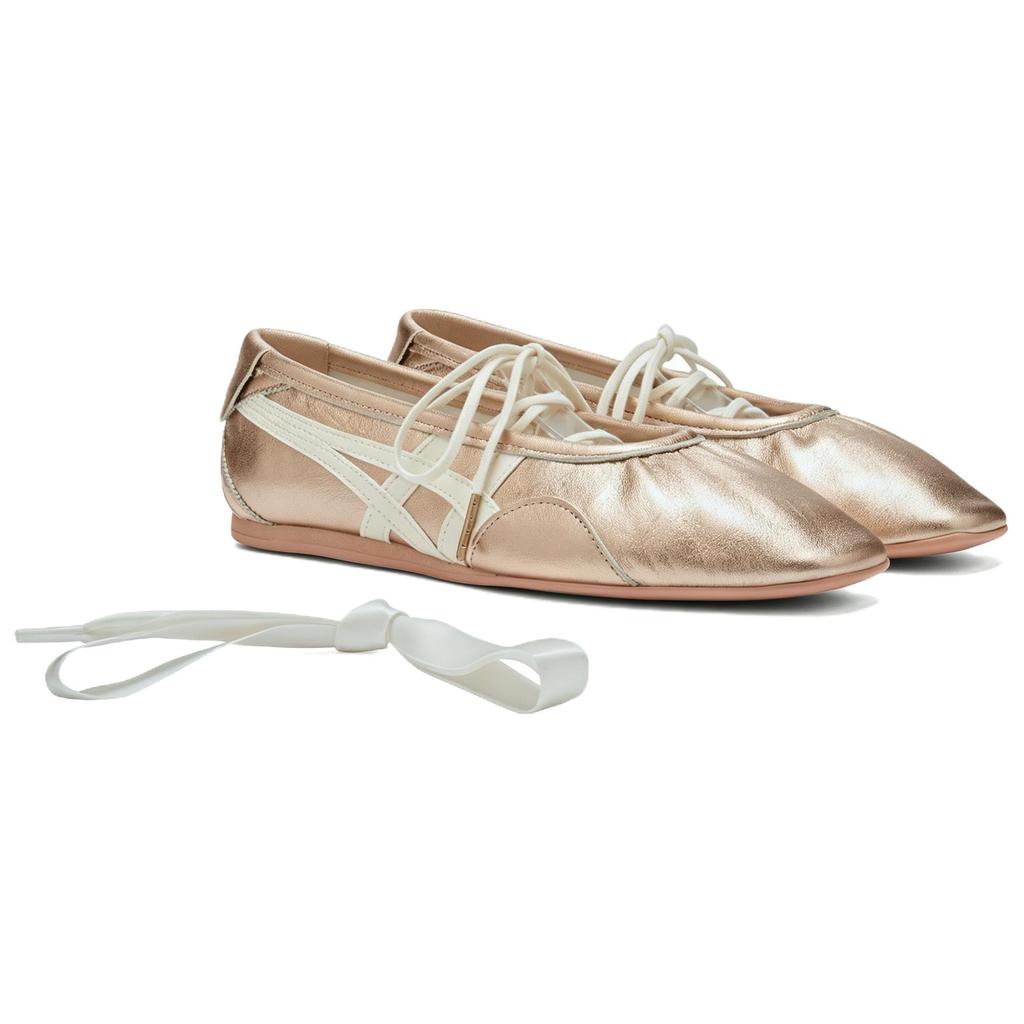 Onitsuka Tiger GYMNARINA Mary Jane Shoes Women's Rose Gold