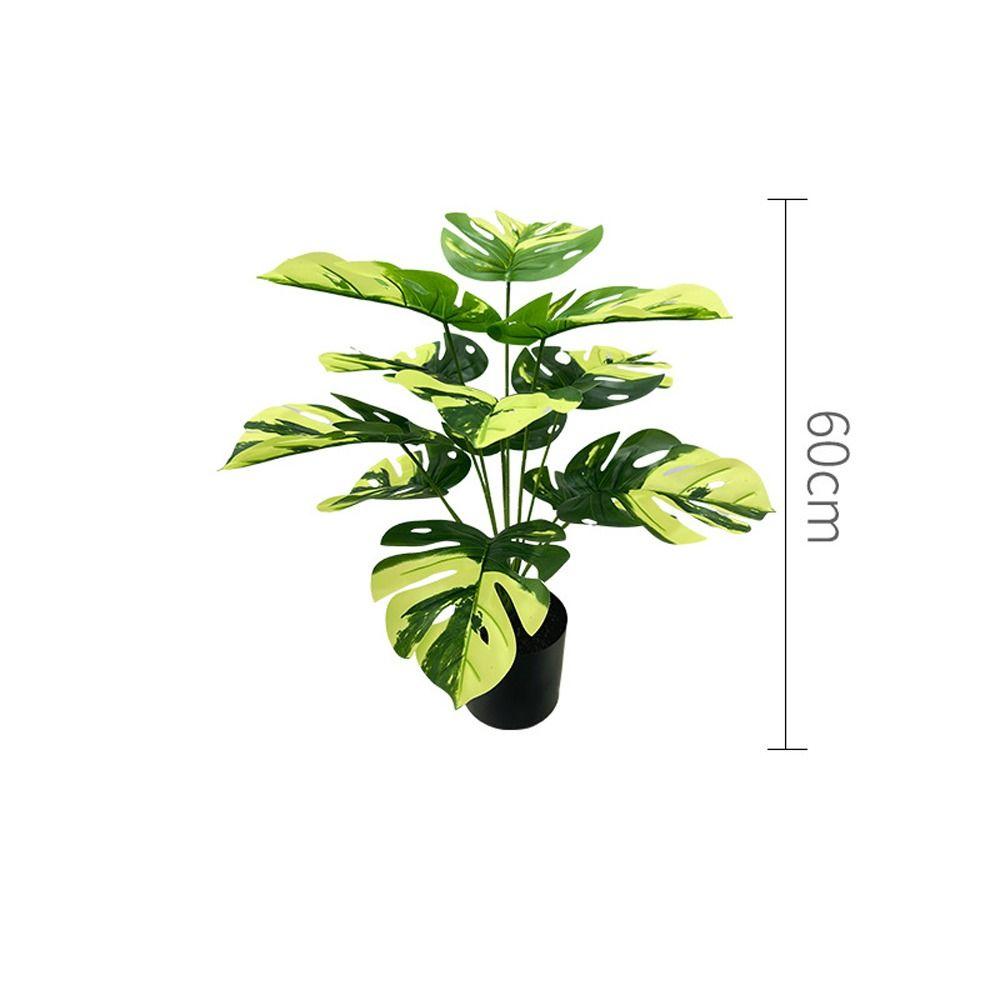 9-24 вилки искусственные тропические пальмовые ветви большие искусственные черепахи задний лист домашний садовый декор