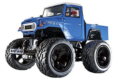 Tamiya Пикап Toyota Land Cruiser 40 XB Series, окрашенный, полный комплект, с радиоприемником 57880 1/12 № 180 (Шасси ГФ-01) 2,4
