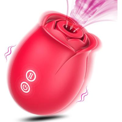 Секс-игрушки Rose Dildo Vibrator - улучшенные игрушки для взрослых с 5 режимами сосания и вибрации для женщин, клиторальный сосок, секс-игрушка Rose Sucker для клиторальной точки G