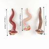3PCS/SET Realistic Earthworm Flowerpot Decoration Resin Earthworm Ornaments  Indoor Plants
