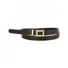 Shop   Women Premium Gold Square Ring Slim Belt Brown Tu Wbt 0749