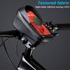 Bike Phone Bag EVA Hard Shell Waterproof Touchscreen Lightweight Cycling Road Mountain Bicycle Top Tube Front Frame Cellphone Pouch